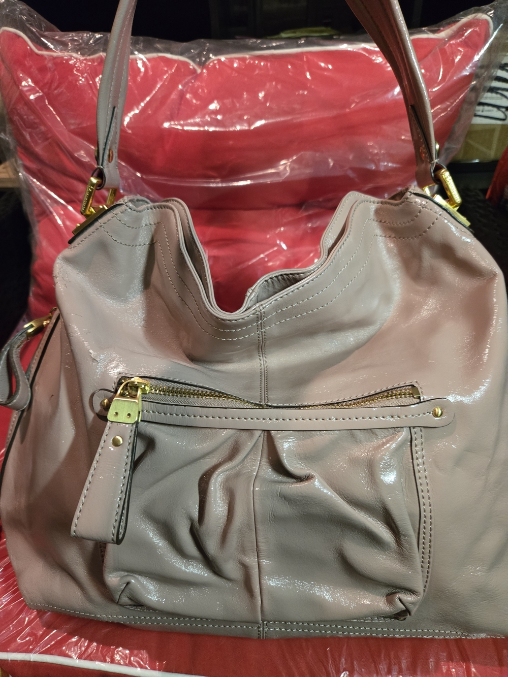 Lge Blush Pink BMakowsky   Leather Hobo Shoulder Bag. Beautiful (*Pics 9,10,11)